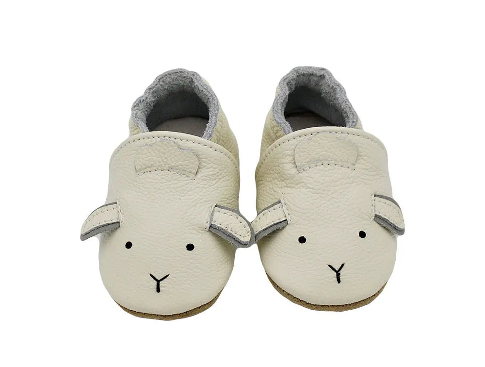 Pantoufles nouveau-né à semelle souple