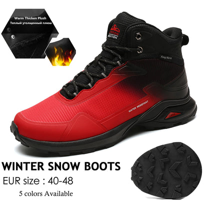Men's Plush Winter Waterproof Golf Shoes
