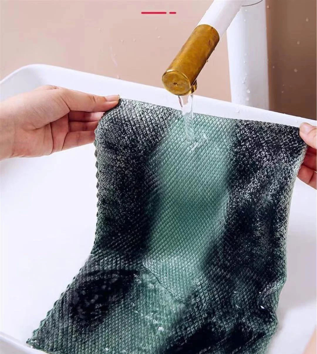 Absorbent Microfiber Kitchen Cleaning Towel Set