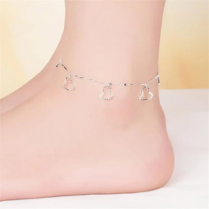 silver anklets for women, anklets for women, sterling silver anklets, anklets silver, anklets for women silver, heart anklets