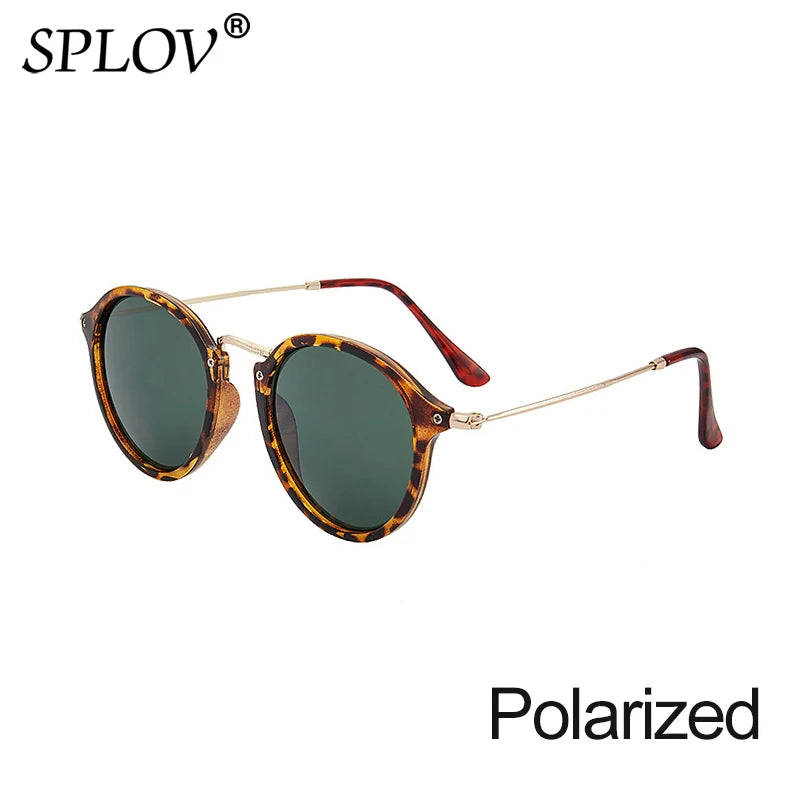 Unisex Vintage Round Designer Sunglasses