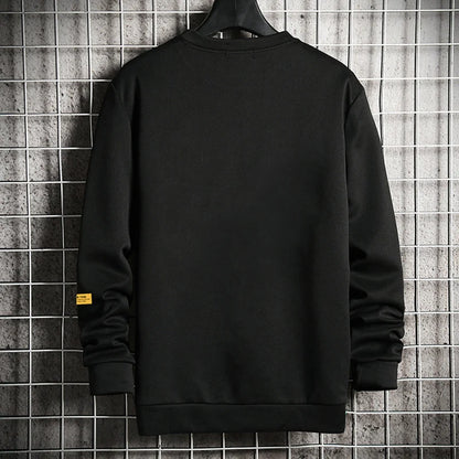Men's Solid Color Sweatshirt Hoodie Set