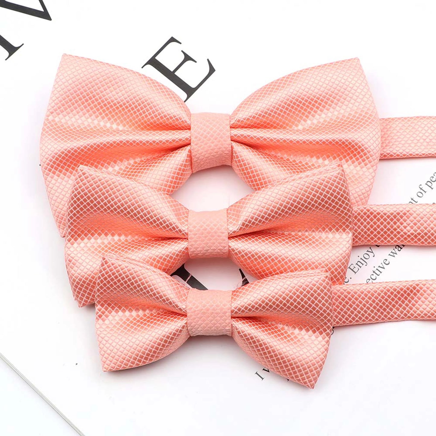 Multi Color Parent-Child Bowtie Set in 3 Sizes