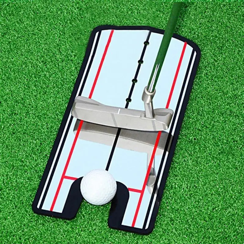 Ligne d'oeil de miroir de putter de pratique de golf