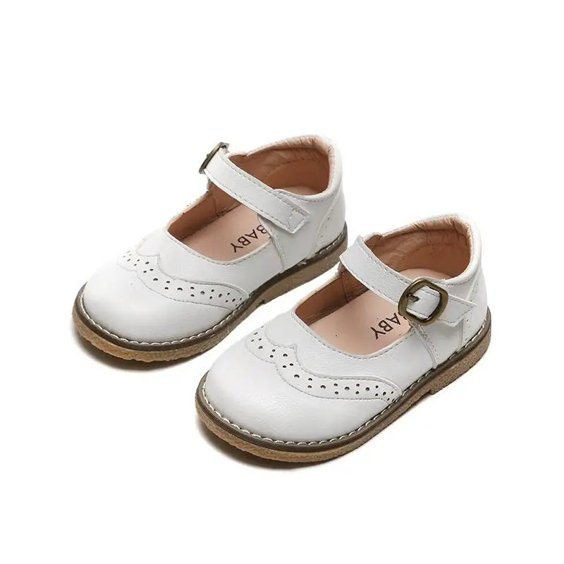 Kids' PU Leather Flat Shoes