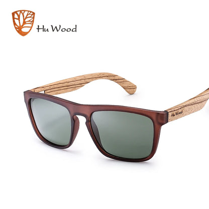 Polarisierte UV400-Sonnenbrille für Herren aus Holz