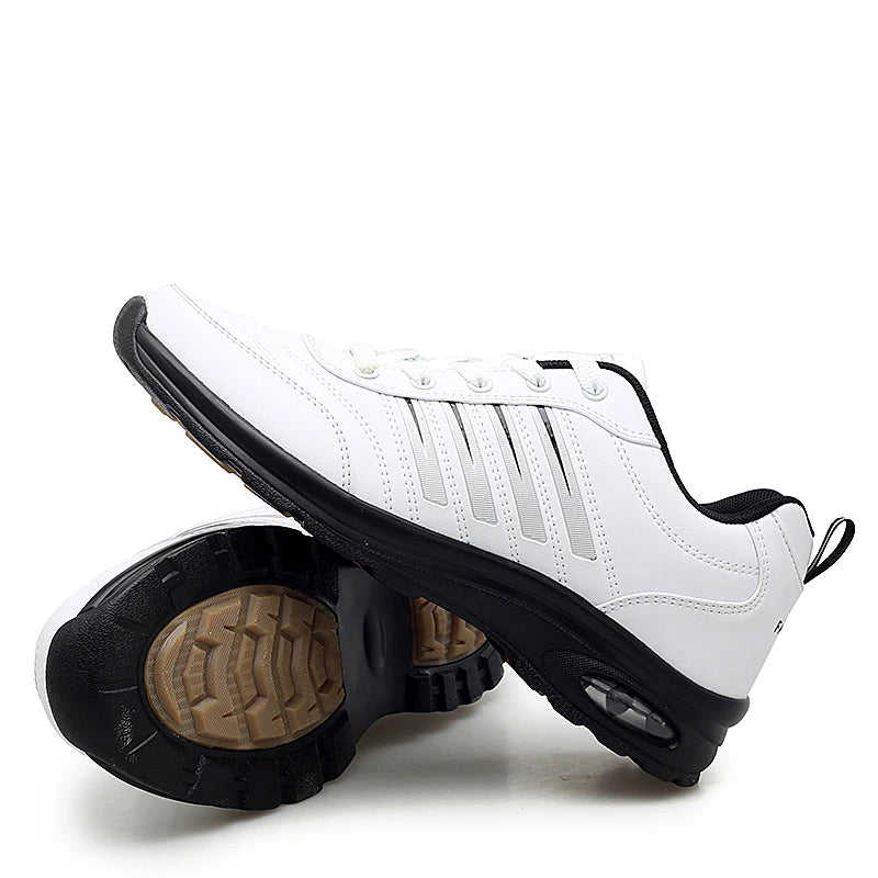 Men's Waterproof Golf Leather Sports Shoes