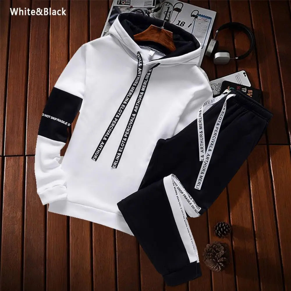 Men's Hoodie & Sweatpants Tracksuit Set