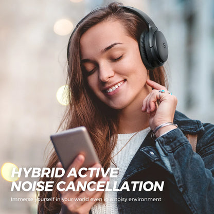 SOUNDPEATS Active Noise Cancelling Over-Ear Headphones