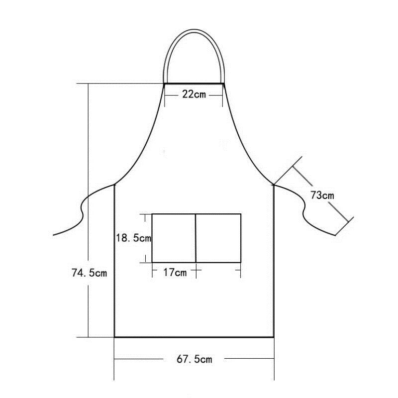 Woman & Men Kitchen Aprons - Chef Work Apron