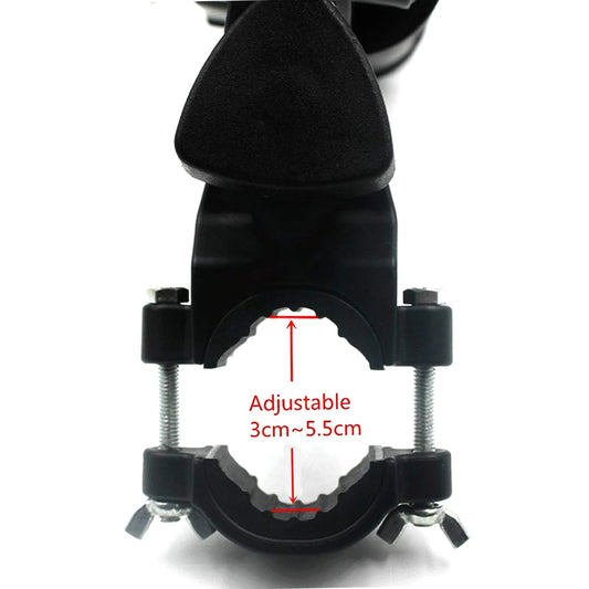 Universal Adjustable Golf Cart Umbrella Holder - Golf Trolley Umbrella Stand Clip for Buggy