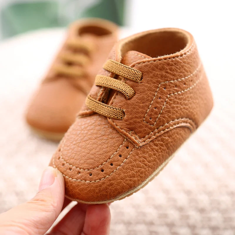 Rutschfeste Babyschuhe mit Gummisohle für Kleinkinder, Lauflernschuhe für Neugeborene