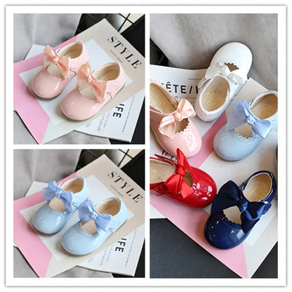 Baby Girls Leather Dancing Shoes