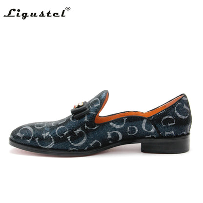 Genuine Leather Bee Loafers for Men