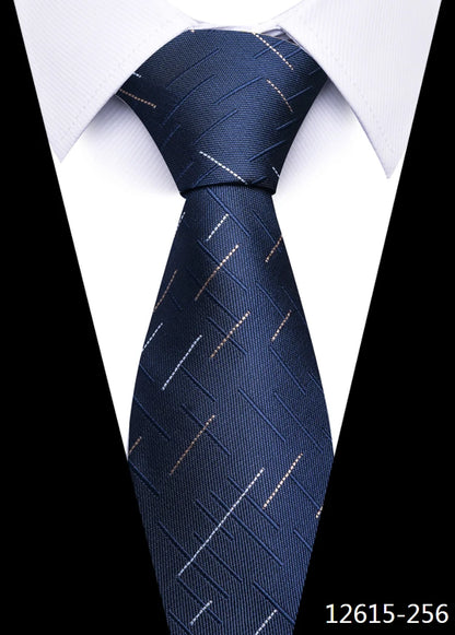 Cravate tendance bleu foncé 8 cm