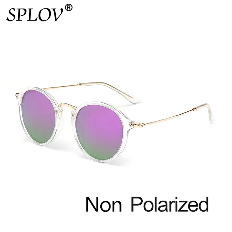 Unisex Vintage Round Designer Sunglasses