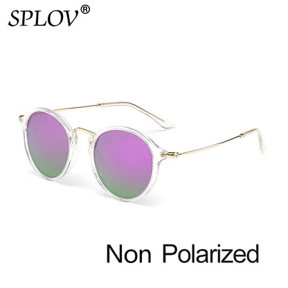 Unisex Vintage Round Designer Sunglasses
