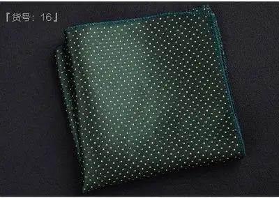 Gentlemen's Plaid Suits Pocket Square Handkerchief