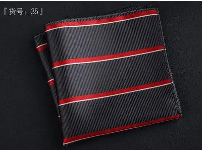 Gentlemen's Plaid Suits Pocket Square Handkerchief