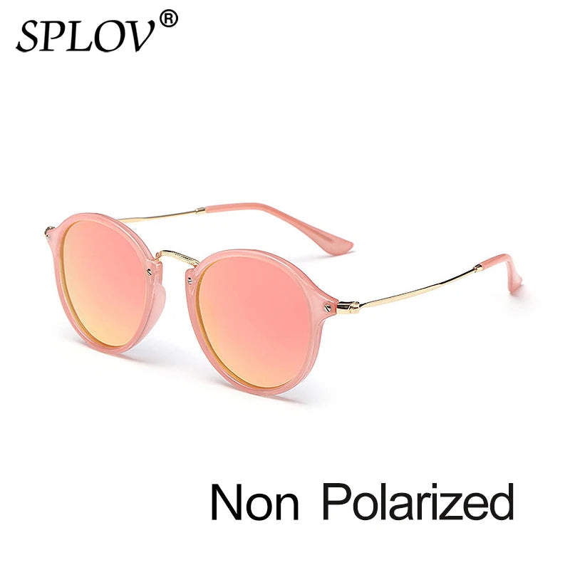 Unisex Vintage Round Designer Sunglasses