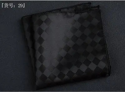 Gentlemen's Plaid Suits Pocket Square Handkerchief