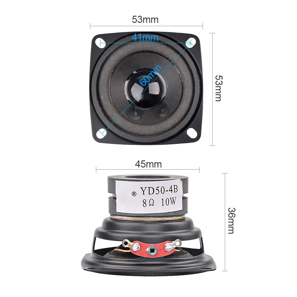 AIYIMA 2" 10W Portable Audio Speakers