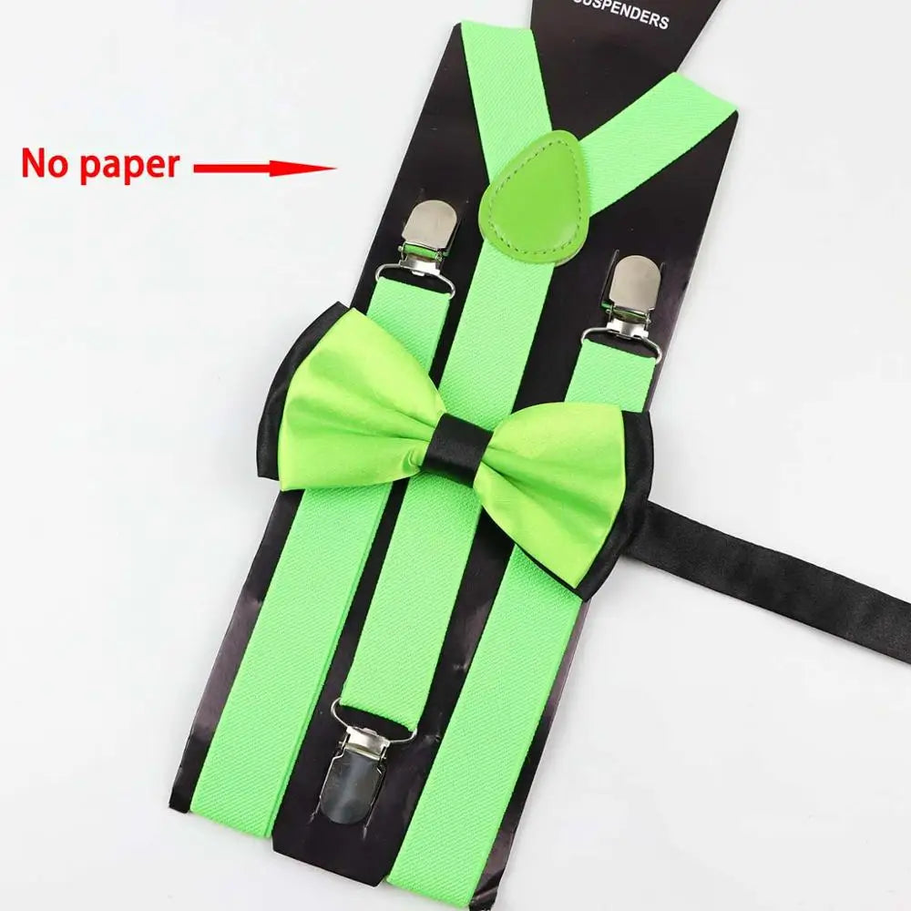 Y-Back Suspenders & Bowtie Sets for Men