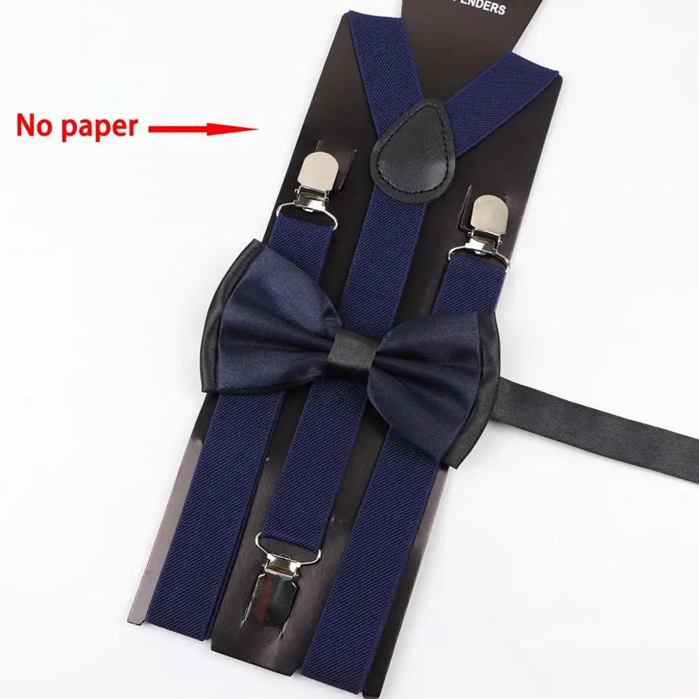 Y-Back Suspenders & Bowtie Sets for Men