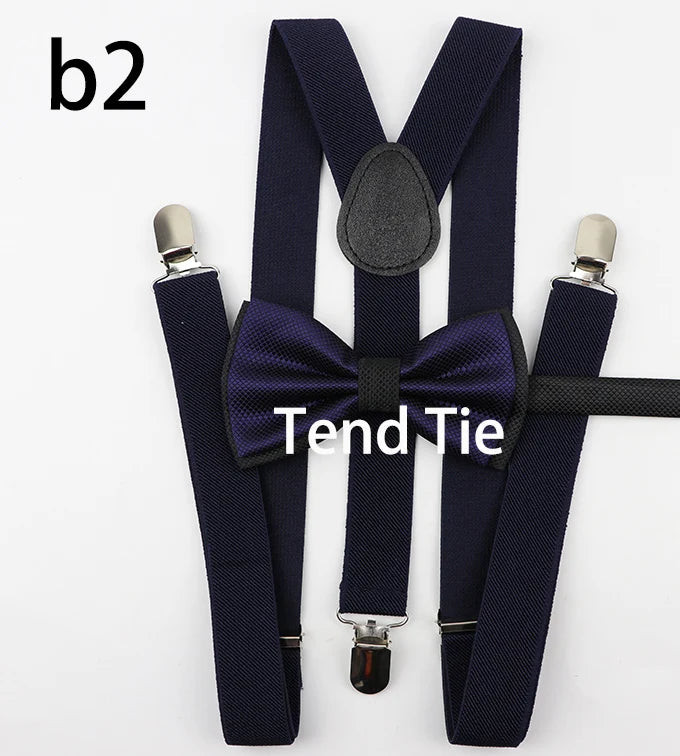 Y-Back Suspenders & Bowtie Sets for Men