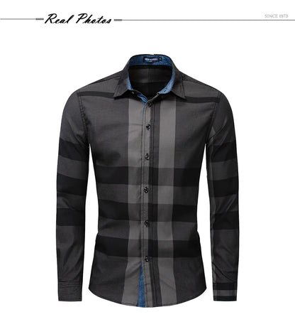 100% Cotton Long Sleeve Casual Shirts