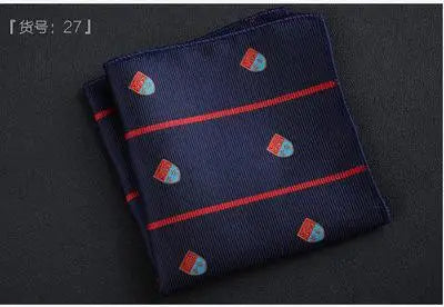 Gentlemen's Plaid Suits Pocket Square Handkerchief