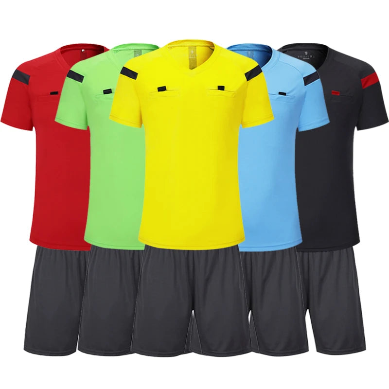 Professionelles Fußball-Schiedsrichter-Trikot-Set für Herren
