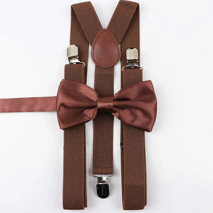 Y-Back Suspenders & Bowtie Sets for Men