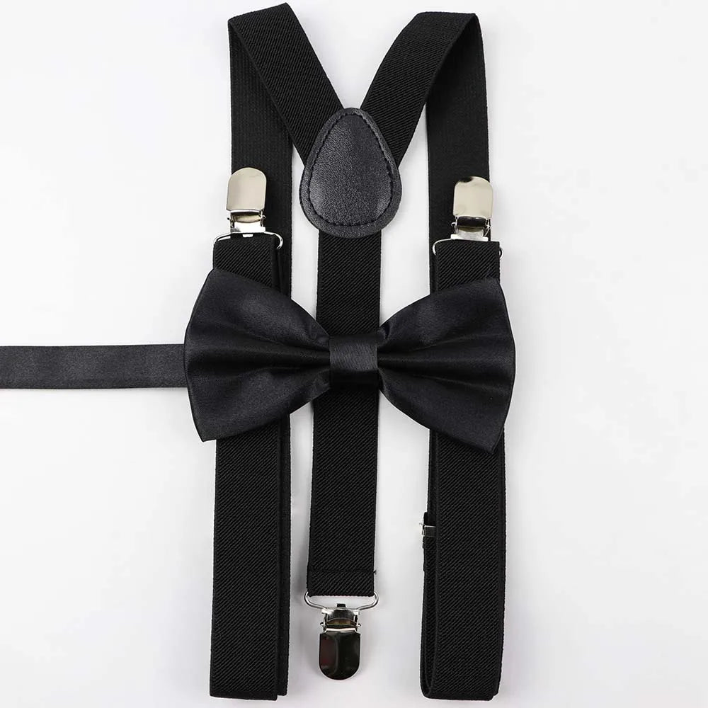 Y-Back Suspenders & Bowtie Sets for Men