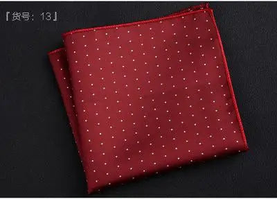 Gentlemen's Plaid Suits Pocket Square Handkerchief