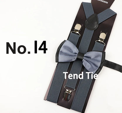 Y-Back Suspenders & Bowtie Sets for Men