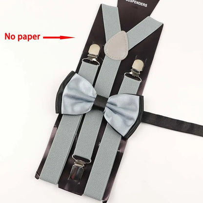 Y-Back Suspenders & Bowtie Sets for Men