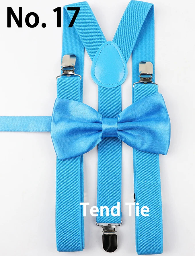 Y-Back Suspenders & Bowtie Sets for Men