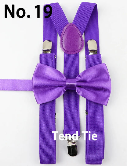 Y-Back Suspenders & Bowtie Sets for Men