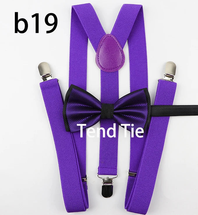 Y-Back Suspenders & Bowtie Sets for Men