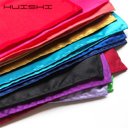 Mouchoir en soie multicolore pour hommes