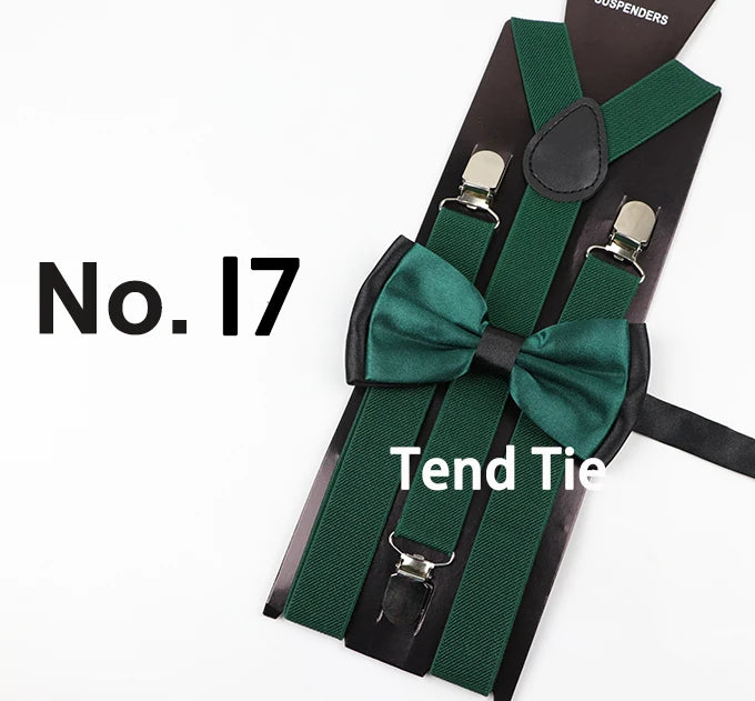 Y-Back Suspenders & Bowtie Sets for Men