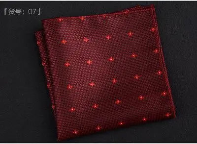 Gentlemen's Plaid Suits Pocket Square Handkerchief