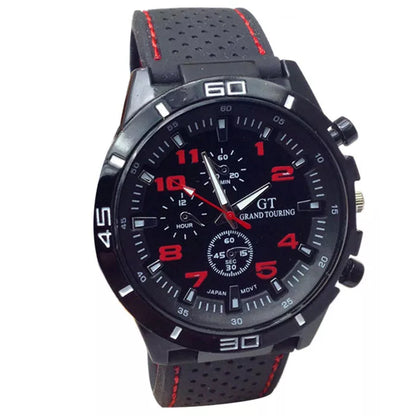 Montre-bracelet de sport pour hommes d'inspiration militaire