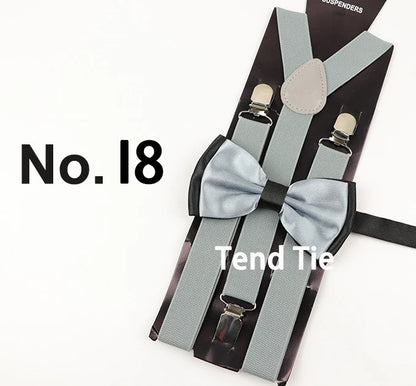 Y-Back Suspenders & Bowtie Sets for Men