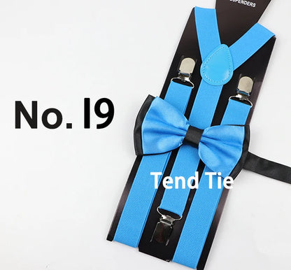 Y-Back Suspenders & Bowtie Sets for Men