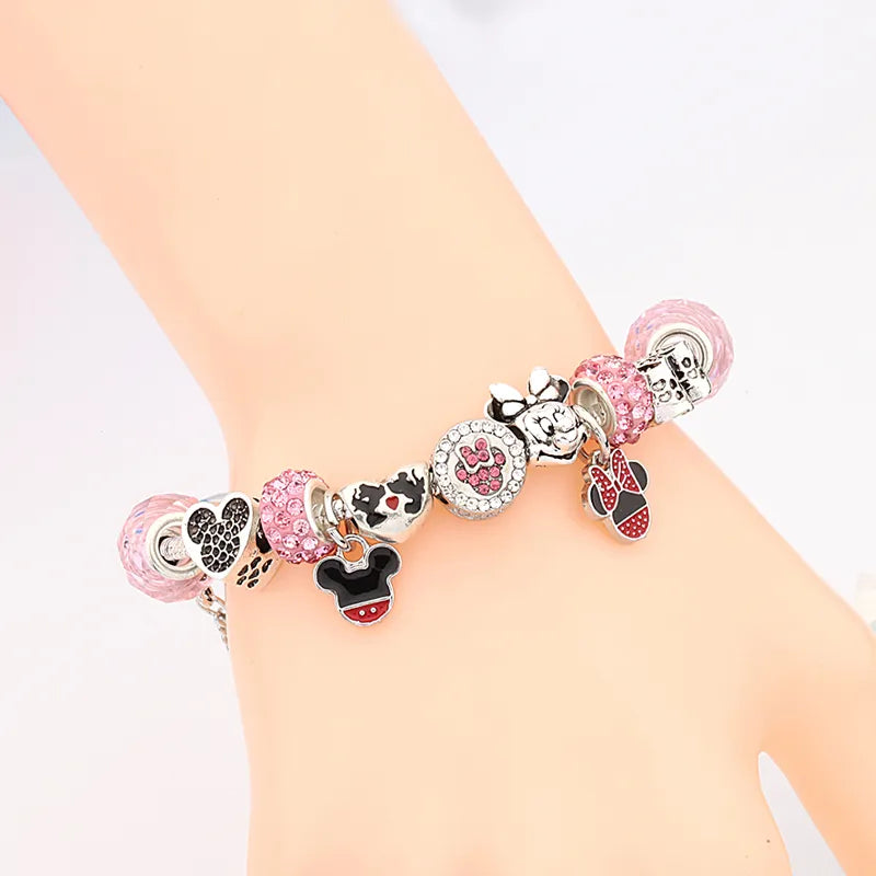 Women's Crystal Bead Charm Bracelets