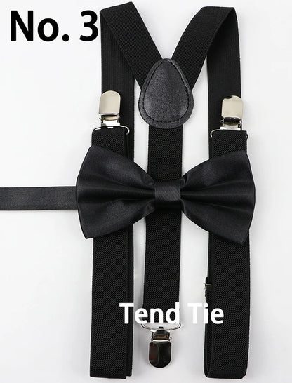 Y-Back Suspenders & Bowtie Sets for Men