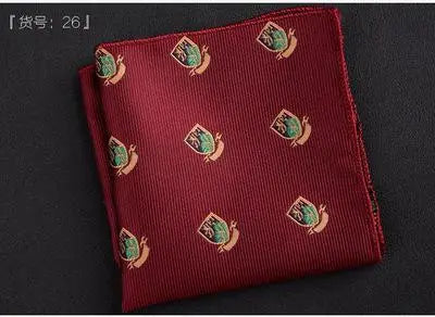Gentlemen's Plaid Suits Pocket Square Handkerchief