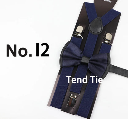 Y-Back Suspenders & Bowtie Sets for Men